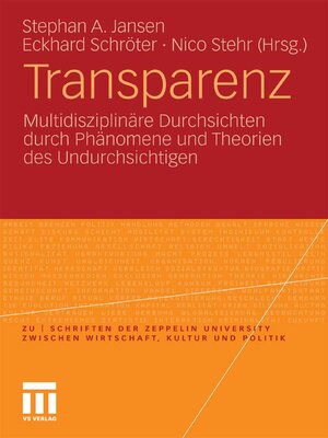 cover image of Transparenz